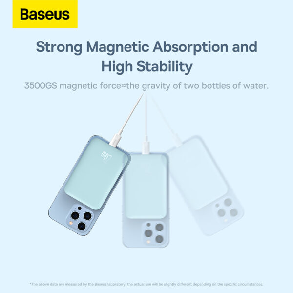 Baseus 10000mah 20W Magnetic Mini Wireless Fast Charge Power Bank - Image 19