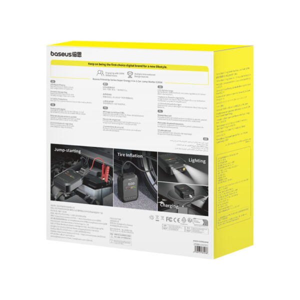 Baseus 1200A Super Energy Series 4-in-1 Car Jump Starter - Image 18