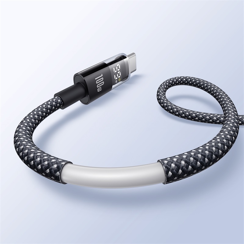 Baseus 1meter 100W Display 2 Series USB-A to USB-C Fast Charging Cable - Image 6