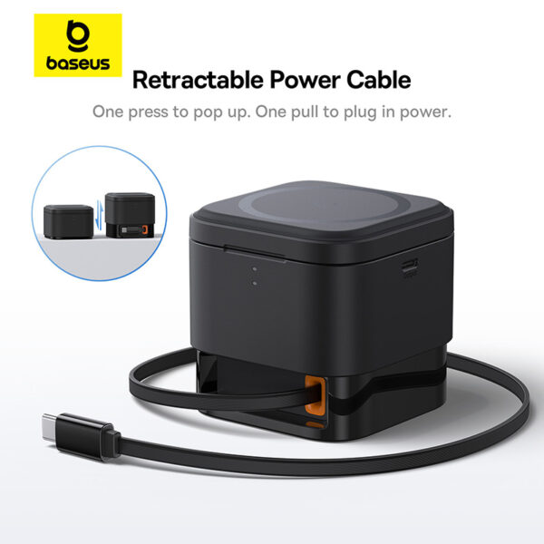 Baseus 25W MagPro 3-in-1 Magnetic Wireless Charging Station - Image 13