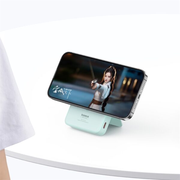Baseus 5000mah 20w MagPro Magnetic Bracket Wireless Fast-Charging Power Bank - Image 8