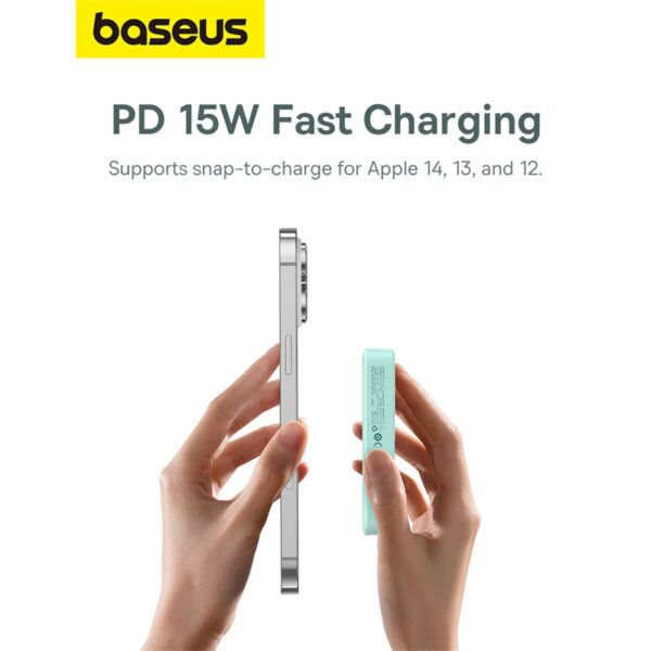 Baseus 5000mah 20w MagPro Magnetic Bracket Wireless Fast-Charging Power Bank - Image 12