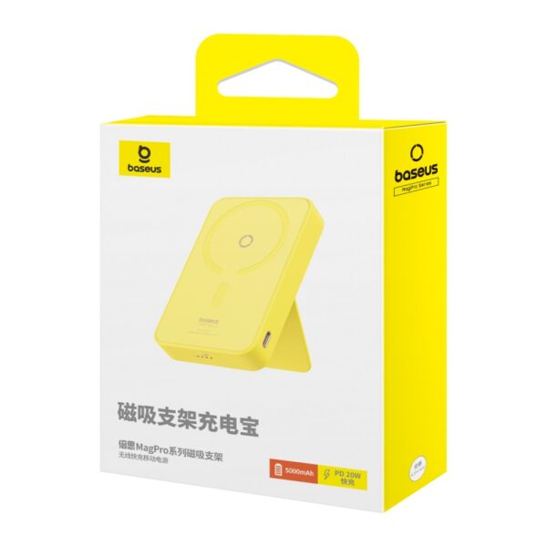Baseus 5000mah 20w MagPro Magnetic Bracket Wireless Fast-Charging Power Bank - Image 17