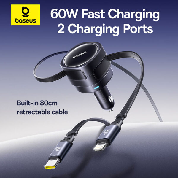 Baseus 60W Enjoyment Max Car Charger - Image 13