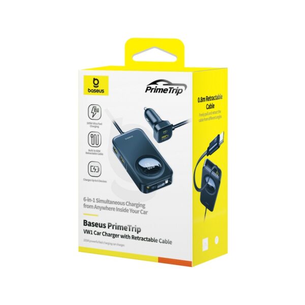 Baseus 60W PrimeTrip VW1 Car Charger - Image 8