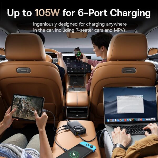 Baseus 60W PrimeTrip VW1 Car Charger - Image 6