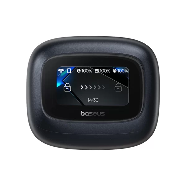 Baseus Bowie M2s Ultra True Wireless Earphones (With ANC & Touch Control Display) - Cosmic Black - A00074101123-00 Baseuscolombo