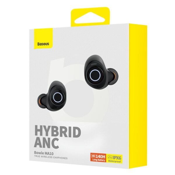 Baseus Bowie MA10 True Wireless Earphones Cluster Black - Image 18