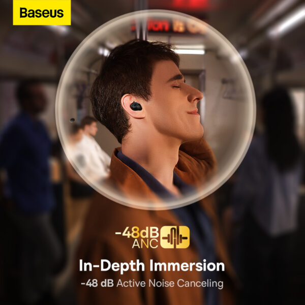 Baseus Bowie MA10 True Wireless Earphones Cluster Black - Image 12