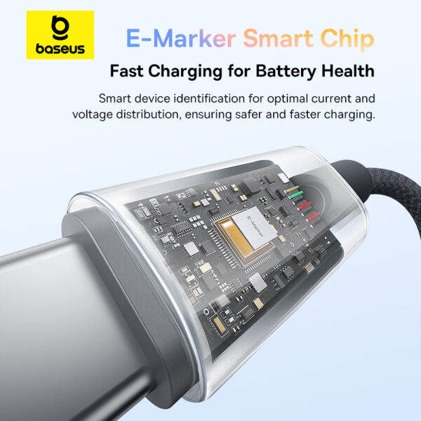 Baseus Discolor Series 1Meter 100W USB-C to USB-C Fast Charging Cable - Image 10