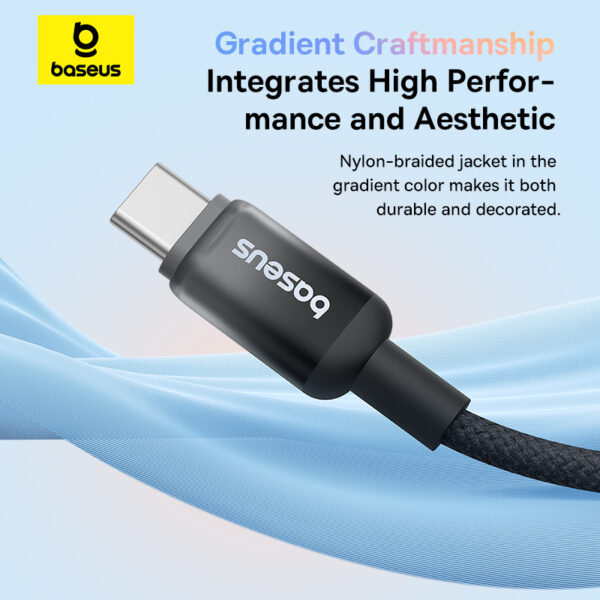 Baseus Discolor Series 1Meter 100W USB-C to USB-C Fast Charging Cable - Image 12