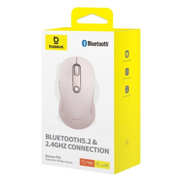 Baseus F02 Ergonomic Wireless Mouse - Image 17