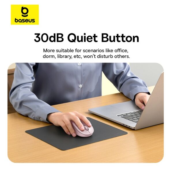 Baseus F02 Ergonomic Wireless Mouse - Image 13