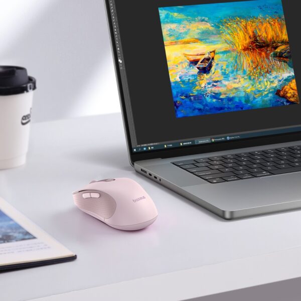 Baseus F02 Ergonomic Wireless Mouse - Image 9