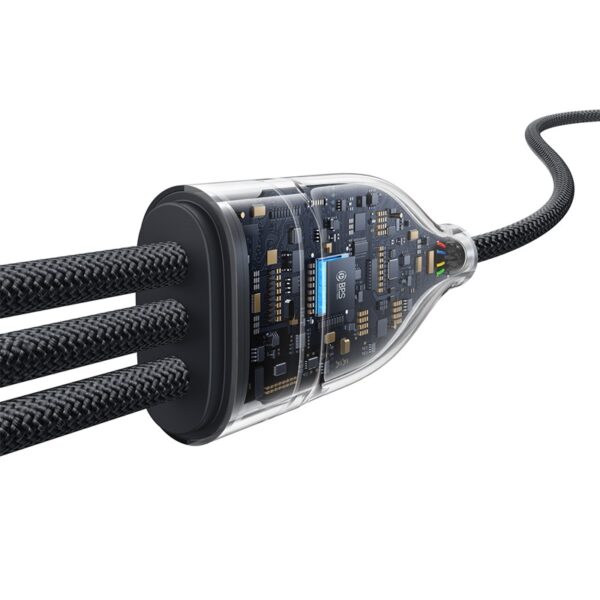 Baseus Flash Series 3 1.5Meter 100W One-for-three Type-C to C+C+C Fast Charging Cable - Image 6