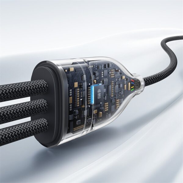 Baseus Flash Series 3 1.5Meter 100W One-for-three Type-C to C+C+C Fast Charging Cable - Image 9