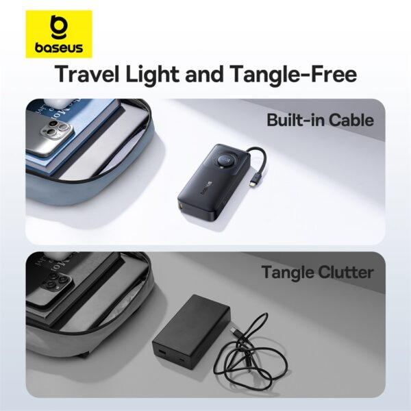 Baseus 10000mAh 30W Free2Pull Power Bank - Image 12