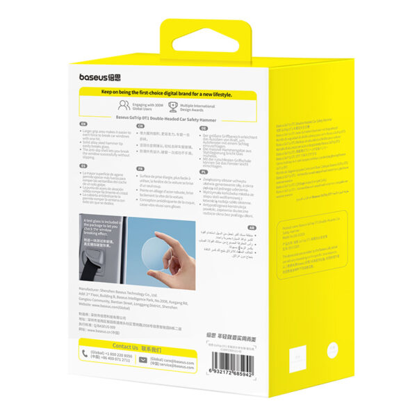 Baseus GoTrip DT1 Double-Headed Car Safety Hammer - Image 18