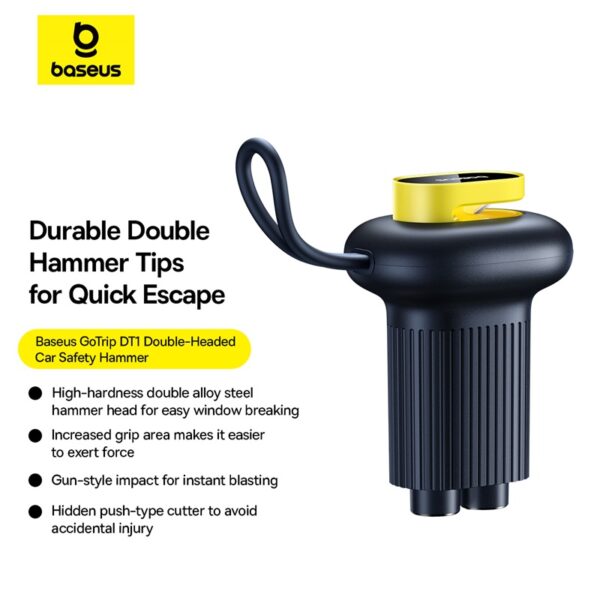 Baseus GoTrip DT1 Double-Headed Car Safety Hammer - Image 16
