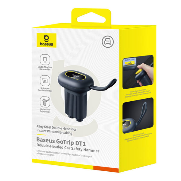 Baseus GoTrip DT1 Double-Headed Car Safety Hammer - Image 17