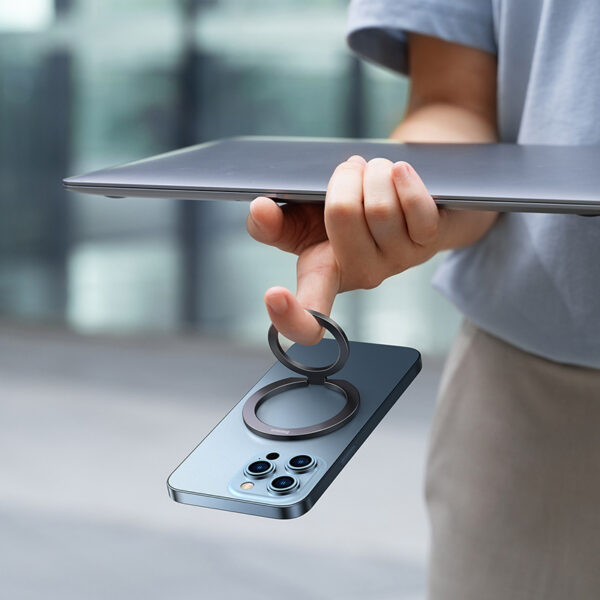Baseus Halo Series Foldable Metal Ring Stand - Image 8