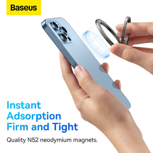 Baseus Halo Series Foldable Metal Ring Stand - Image 13