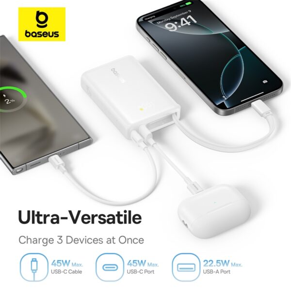 Baseus PicoGo 45W 10000mAh Digital Display Power Bank - Image 8