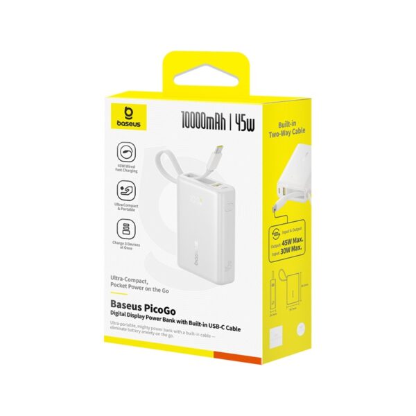 Baseus PicoGo 45W 10000mAh Digital Display Power Bank - Image 12