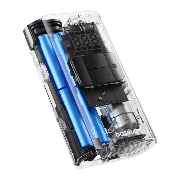 Baseus PrimeTrip VA1 Wired and Wireless 2-in-1 Tire Inflator Cosmic Black - Image 4