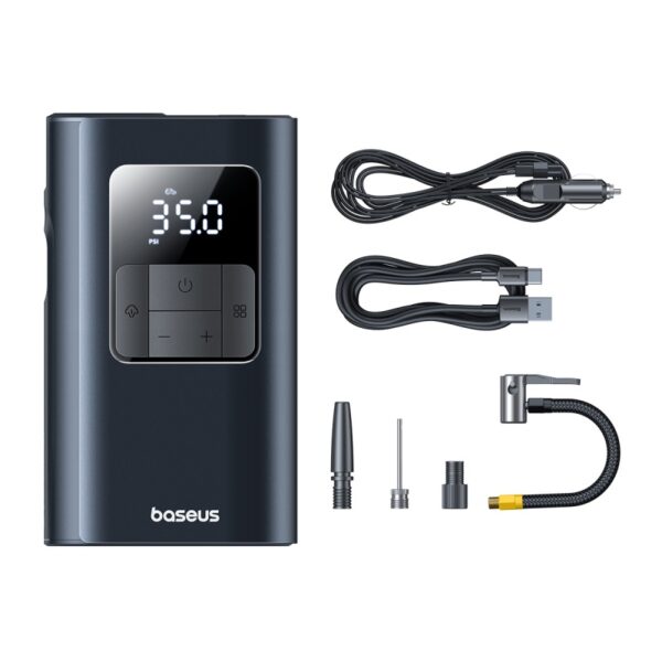 Baseus PrimeTrip VA1 Wired and Wireless 2-in-1 Tire Inflator Cosmic Black - Image 3