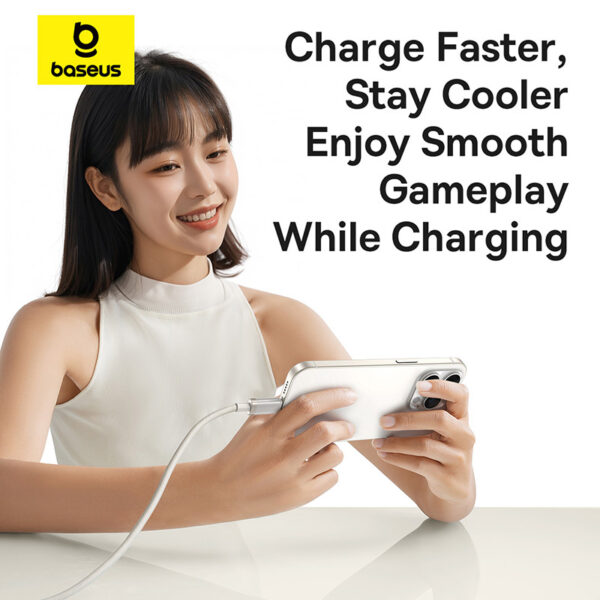 Baseus  1Meter 100W Titanium Alloy Type-C to Type-C Fast Charging Cable - Image 11