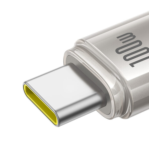 Baseus  1Meter 100W Titanium Alloy Type-C to Type-C Fast Charging Cable - Image 4