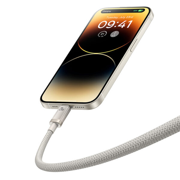 Baseus 2meter 20W Titanium Alloy Type-C to Lightning Cable - Image 2