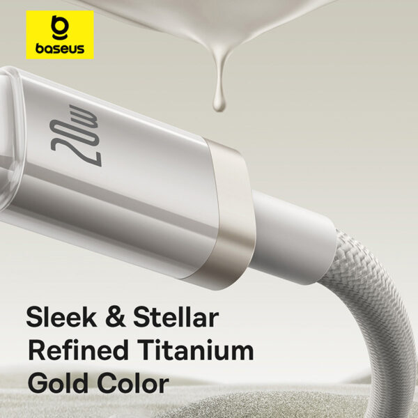 Baseus 2meter 20W Titanium Alloy Type-C to Lightning Cable - Image 11