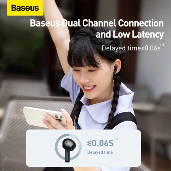 Baseus True Wireless Earphones Bowie E3 - Black - NGTW080001 A00023902112-Z1 Baseuscolombo