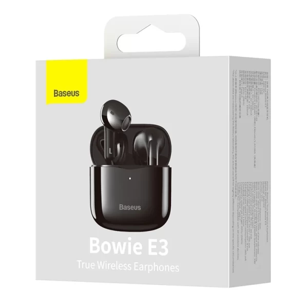 Baseus True Wireless Earphones Bowie E3 - Black - NGTW080001 A00023902112-Z1 Baseuscolombo