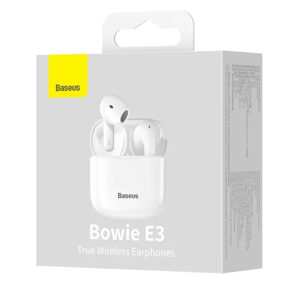 Baseus True Wireless Earphones Bowie E3 - White - NGTW080002 A00023902212-Z1 Baseuscolombo