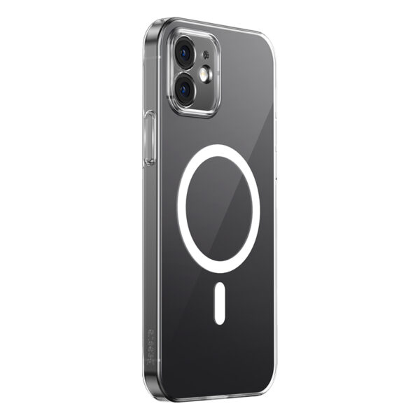 Baseus iPhone 12 Crystal Magnetic Phone Case Transparent - Image 3