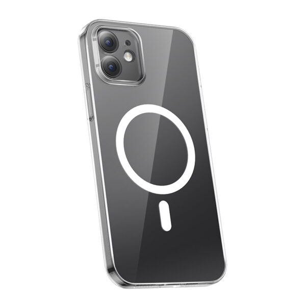 Baseus iPhone 12 Crystal Magnetic Phone Case Transparent - Image 2