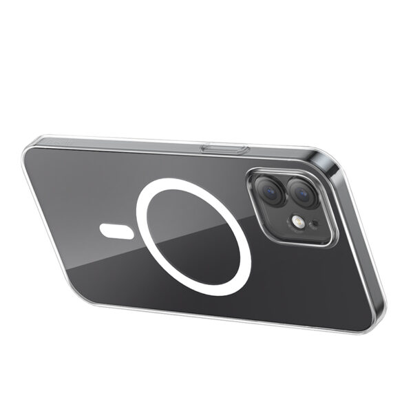 Baseus iPhone 12 Crystal Magnetic Phone Case Transparent - Image 5