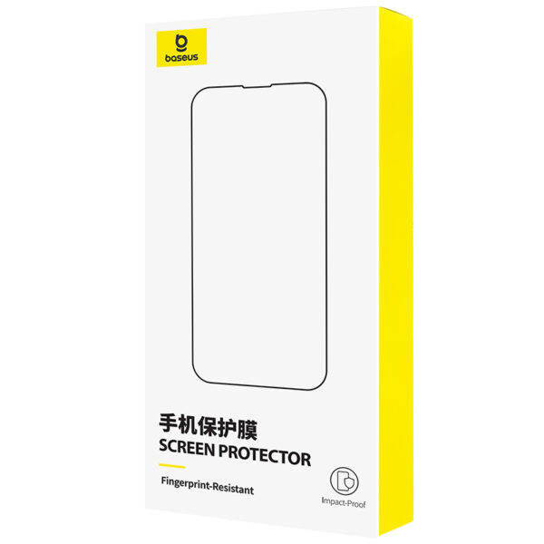 Baseus iPhone 16 Pro Crystal Full-Coverage HD Etched Tempered Glass Screen Protector - Image 12