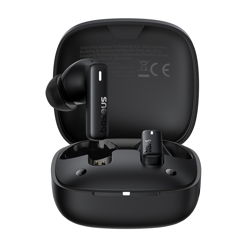 Baseus Bowie E19 True Wireless Earphones Cluster Black