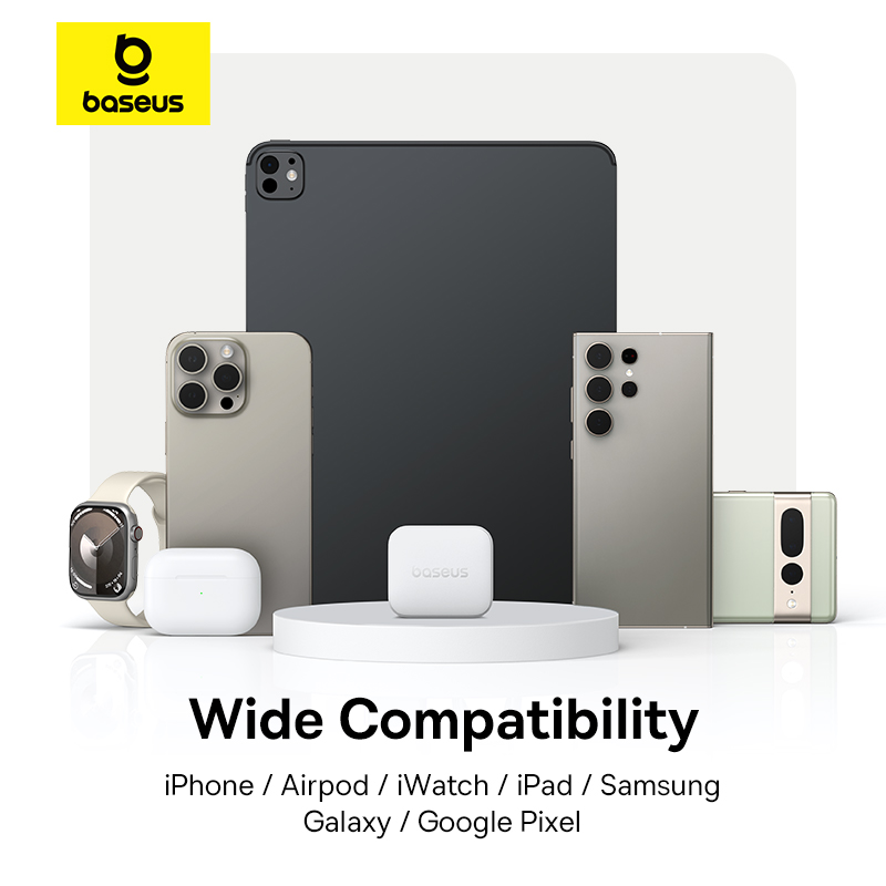 Baseus Palm Fast Charger 1C 20W UK Moon White - Image 10