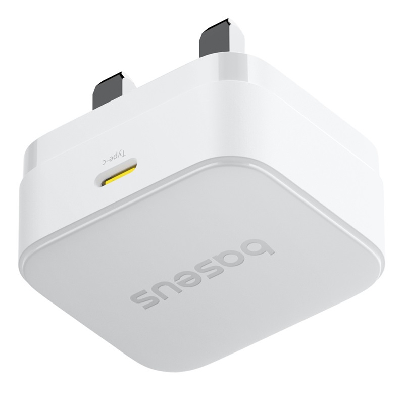 Baseus Palm Fast Charger 1C 20W UK Moon White - Image 2