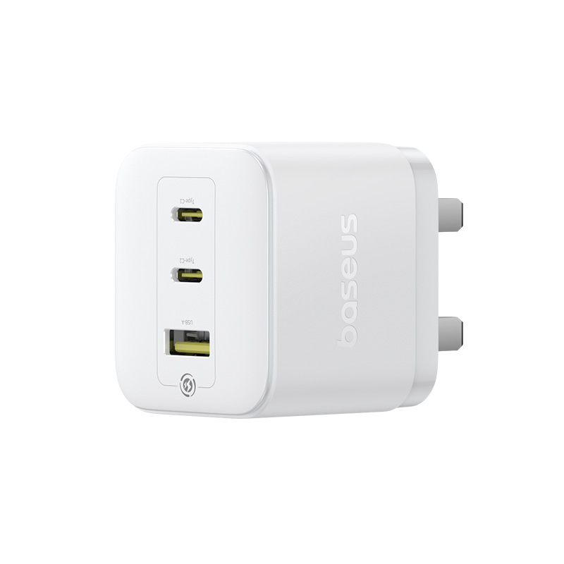 Baseus Palm Fast Charger 2C+U 65W UK Moon White - Image 4