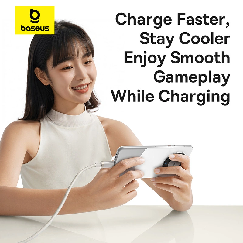 Baseus 2 Meter 100W Titanium Alloy Fast Charging Cable USB to Type-C Galaxy Titanium Gold - Image 3