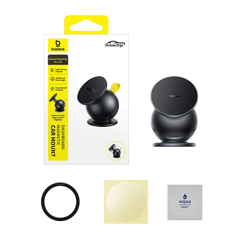 Baseus PrimeTrip VC1 Air Dashboard Magnetic Car Mount – Cosmic Black - Image 13
