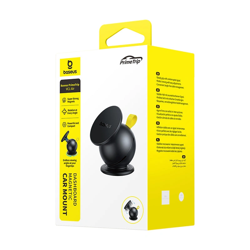 Baseus PrimeTrip VC1 Air Dashboard Magnetic Car Mount – Cosmic Black - Image 11