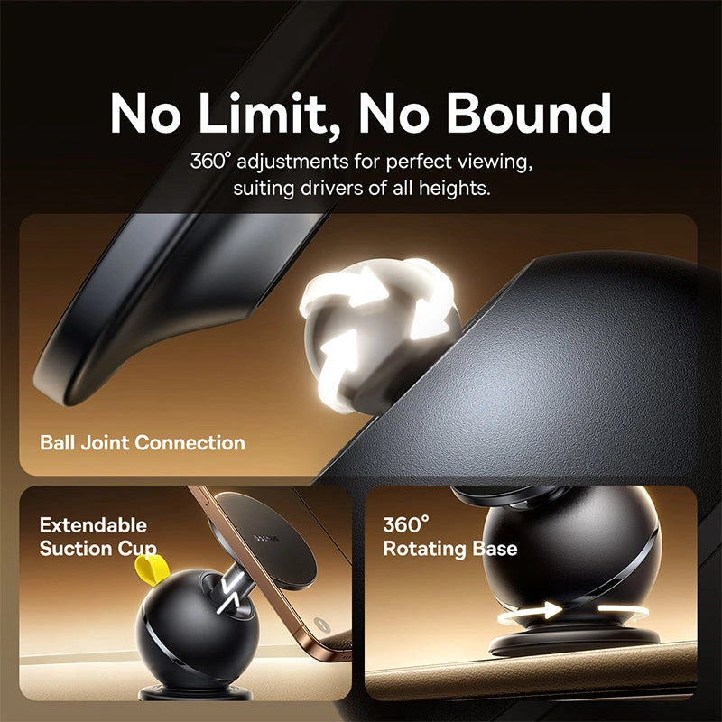 Baseus PrimeTrip VC1 Air Dashboard Magnetic Car Mount – Cosmic Black - Image 8