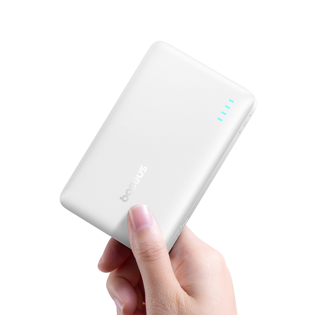Baseus 10000mAh 22.5W EnerFill FP21 Power Bank – (Moon White) - Image 9